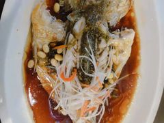 葱油大黄花-老济南·地道济南菜(大明湖店)