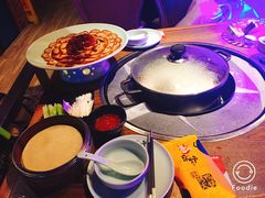黑胡椒猪肚鸭架锅-三人行骨头王火锅(长寿店)