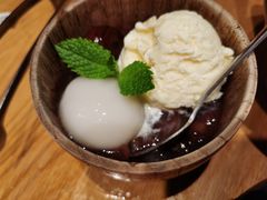 红豆抹茶团子冰淇淋-锅物新语&寿喜烧.炉端割烹(世博源店)