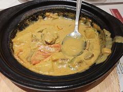 椰香砂锅咖喱鸡-避风塘·金牌店·夜宵(金玉兰店)