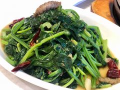 虾爬肉炒菠菜-双井轩(双井店)