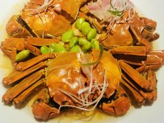 百叶咸肉蒸六月黄大闸蟹-蟹榭(静安寺晶品商场店)