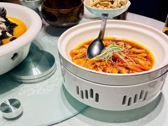 白灼黑虎虾-京杭上院·河景花园餐厅·杭帮菜名店