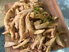 炸鲜蘑-天天向上素食餐厅(五台山店)