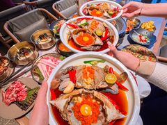 -草家酱蟹炭火烤肉店(珲春南路一店)