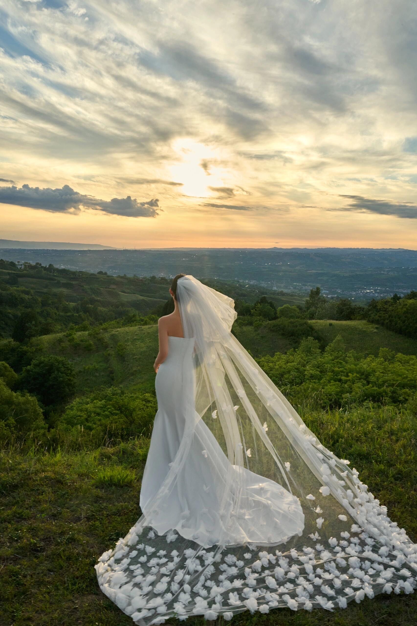 深圳山顶夕阳婚纱照