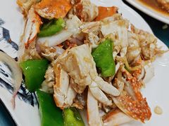 葱姜炒花蟹-文仔海鲜馆