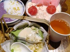 抹茶茉莉生酪-李百蟹·江南蟹黄面·河景餐厅(夫子庙总店)