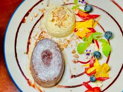 熔岩巧克力蛋糕-Golden Lily河内巴黎法越料理餐厅(建国西路店)