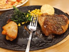 黑椒鸡排配鸡翅-萨莉亚意式餐厅(中北永旺店)