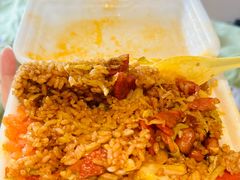 鱼香腊肠炒饭-老婆婆炒饭(小白楼1902欧式风情街店)