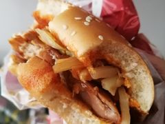 干煸风味小龙虾烤鸡堡-肯德基(西桥店)