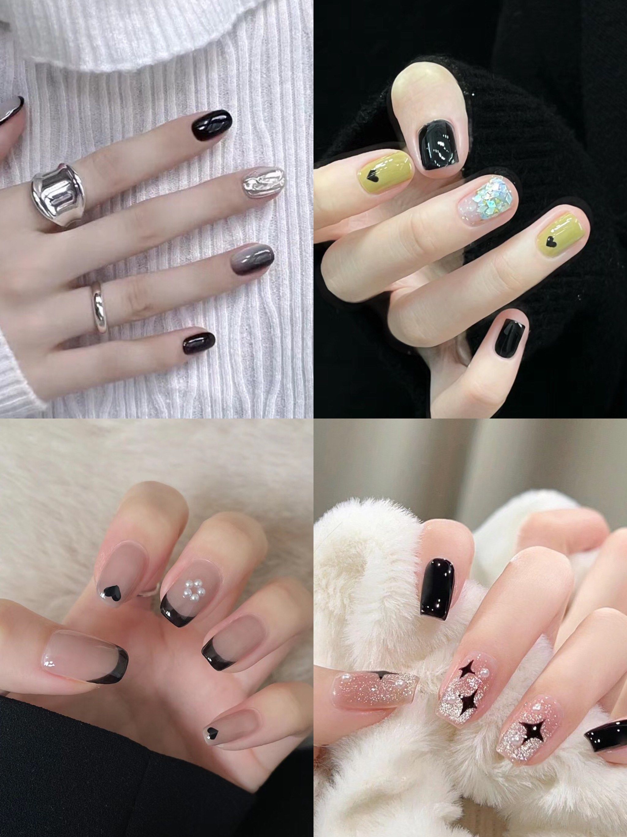 又酷又飒的辣妹美甲