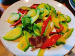 姜柄瓜炒香肠-山茶云南菜(中关村店)