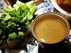 生烫鸡毛菜-卢大鲜鱼头捞饭(美利广场店)