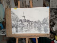 素描作品-津艺画室