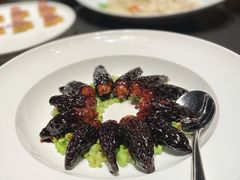 葱烧花枝酿羊肚菌-曾宴·楚菜(湖北省博物馆店)