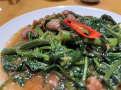 沙茶空心菜炒羊肉-鼎泰丰(嘉年华•海信广场VILLAGE店)