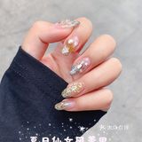 夏日美甲——亮片金箔亮钻仙女风美甲