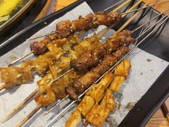 炭烤羊肉串-鸽子刘铁锅炖鱼(劲松店)