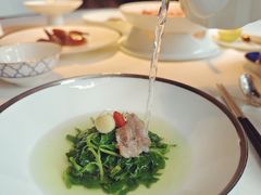 鲜瑶柱肉片浸枸杞-炳胜私厨(中达旗舰店)