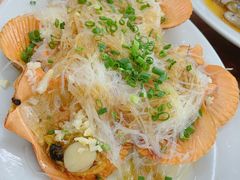 蒜蓉粉丝蒸扇贝-滑记海鲜饭店·老字号(海鲜街店)