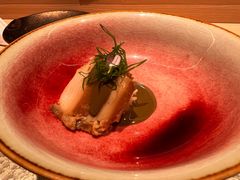 南非珍珠鲍鱼配自家制鲍鱼肝酱-茂·板前鮨造·OMAKASE·烧鸟·天妇罗(珠江新城店)