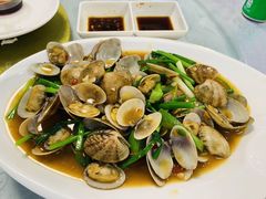 姜葱炒花甲-皓景海鲜·地标美食(双月湾店)