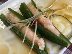 鲜鲍秋葵-野蔓果·山野菜(西湖景区·龙井茶田店)