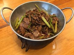 茶树菇牛肉-乌镇那一年小院主题餐厅(甘泉西路店)