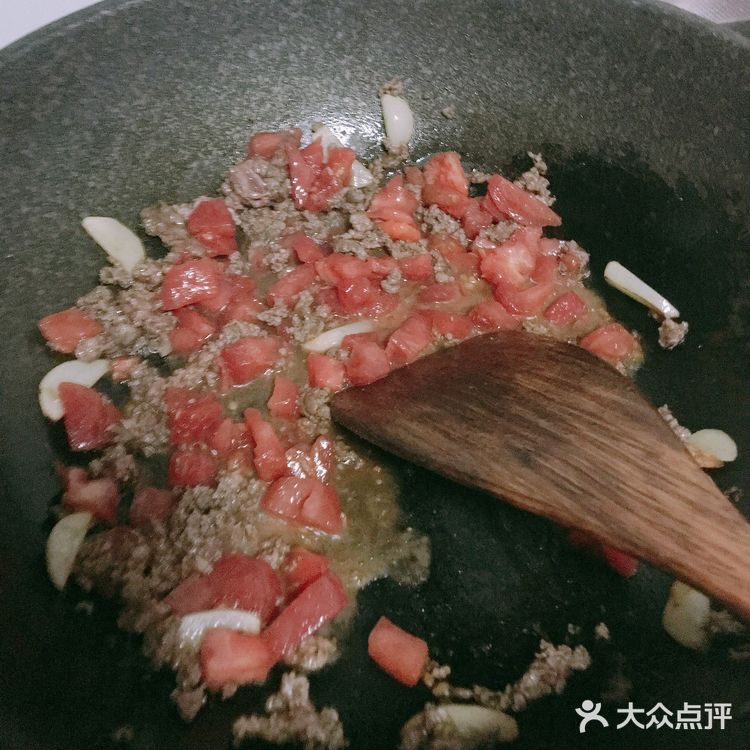 狗娃番茄牛肉意面～减脂期的健康饮食