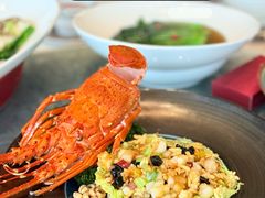 黑金蒜炒生拆龙虾肉-和苑酒家·一线江景(星寰店)