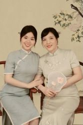 -时光纪亲子全家福照相馆(静安店母女写真父母纪念照)