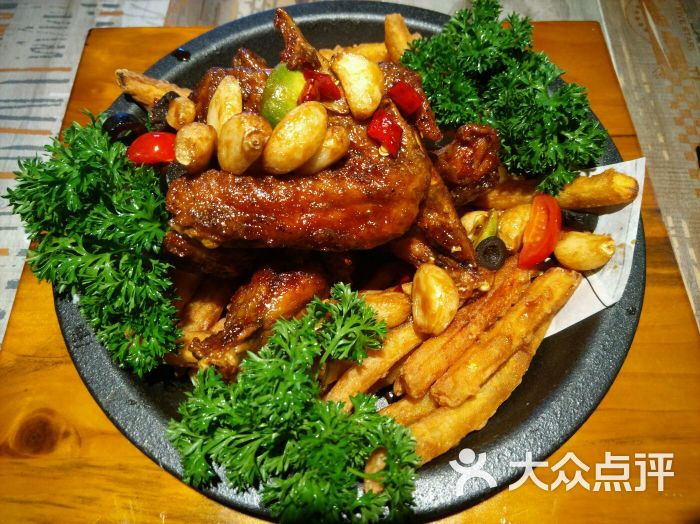 蓝豆日韩概念菜文艺餐厅僵尸鸡翅图片 - 第5张