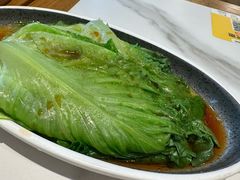 白灼生菜-馋三尺蟹粉小笼(人民广场店)