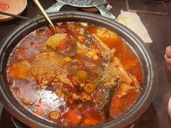 -探鱼·鲜青椒爽麻烤鱼(北京路天河城店)