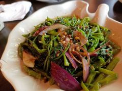 马拉盏炒通菜-大头虾越式风味餐厅(光明广场店)