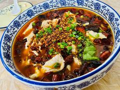水煮肉片-洪霞餐馆