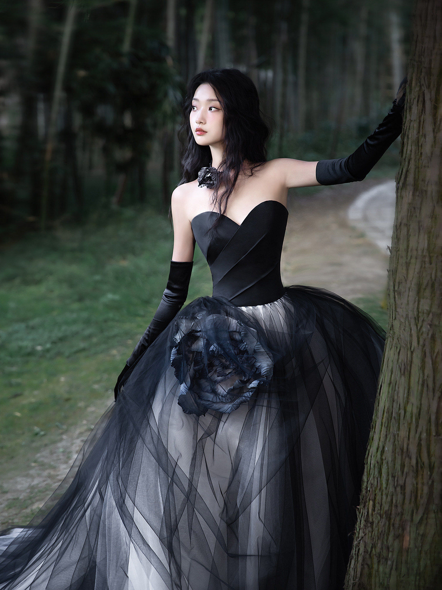 天蝎座本命婚纱?独特又神秘的禁欲系好绝美