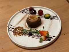 烤巧克力熔岩流心蛋糕-Mark&Mars Restaurant