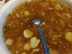 酸辣乌鱼蛋汤-红栌温泉山庄生态美食餐厅