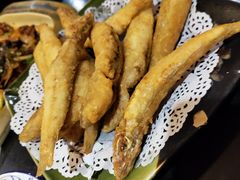 炸沙丁鱼-晚归月亮湾私家菜(临邑路店)