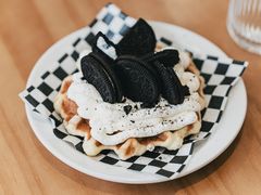 奥利奥奶油华夫饼-echoes coffee回响咖啡(红山店)