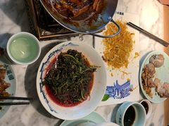 石板蒜蓉虾-小菜园新徽菜(溧阳万达店)