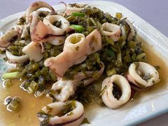 酸菜炒鱿鱼-温岭人家(红花北路店)