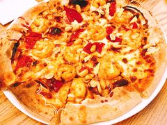宫保虾仁比萨-城市大道红炉披萨烘焙坊