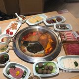 今天火锅吃撑了，超满足
