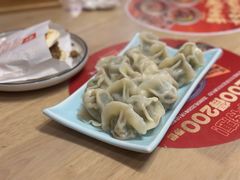 荠菜鲜肉水饺-秦䩊会·陕西biangbiang面(畹町路店)