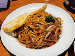 黑椒牛柳炒意面-魏斯理汉堡(西安沣东吾悦店)