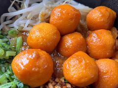 咖喱鱼丸拌面-两勺子一碗口水鸡拌面